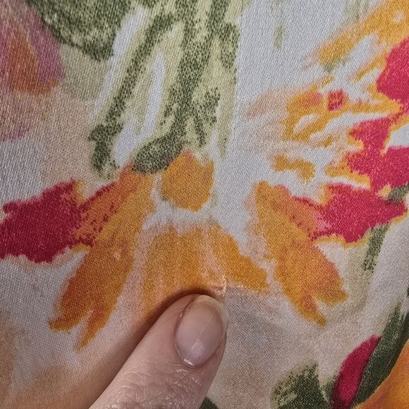 Hutch Ella Floral Satin Open Back Maxi Dress Flutter Sleeves Size 6 Wedding - Picture 8 of 16